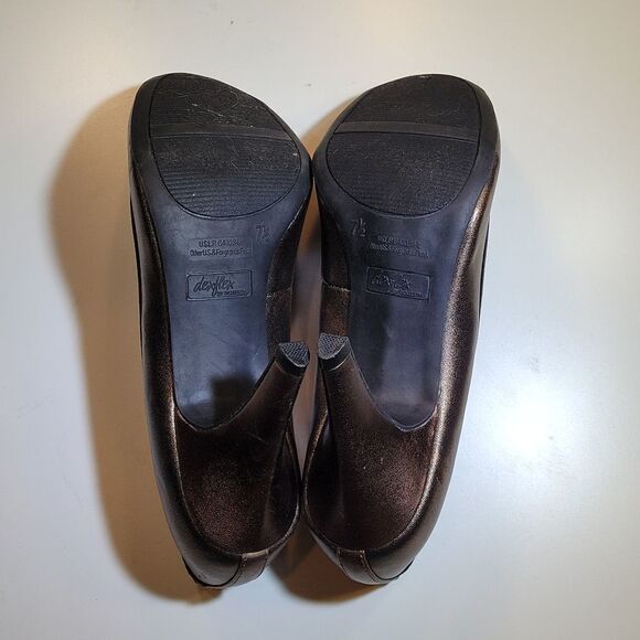 DEXFLEX BY DEXFLEX COMFORT ROUND TOE SLIP-ON HIGH HEEL PUMP SHOES - Picture 11 of 16